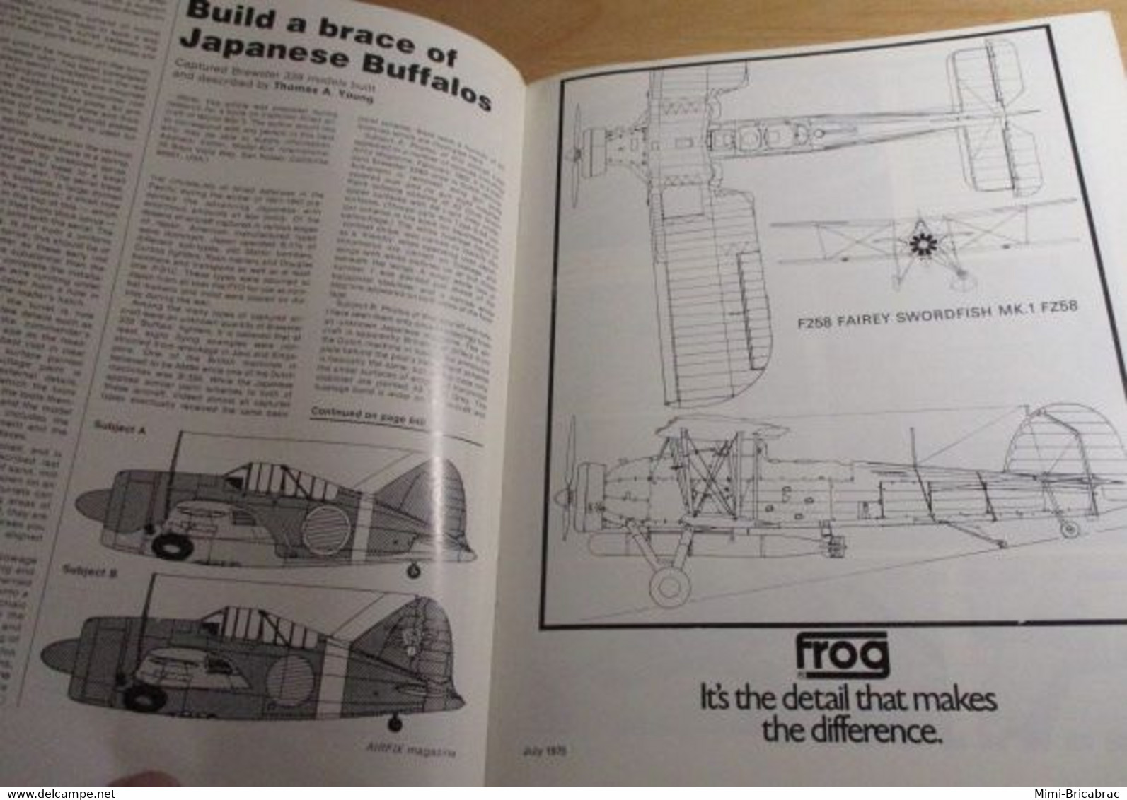 AIRFIXMAG2021 Revue Maquettisme En Anglais AIRFIX MAGAZINE De Juillet 1975 , TBE , Sommaire En Photo 3 - Gran Bretagna