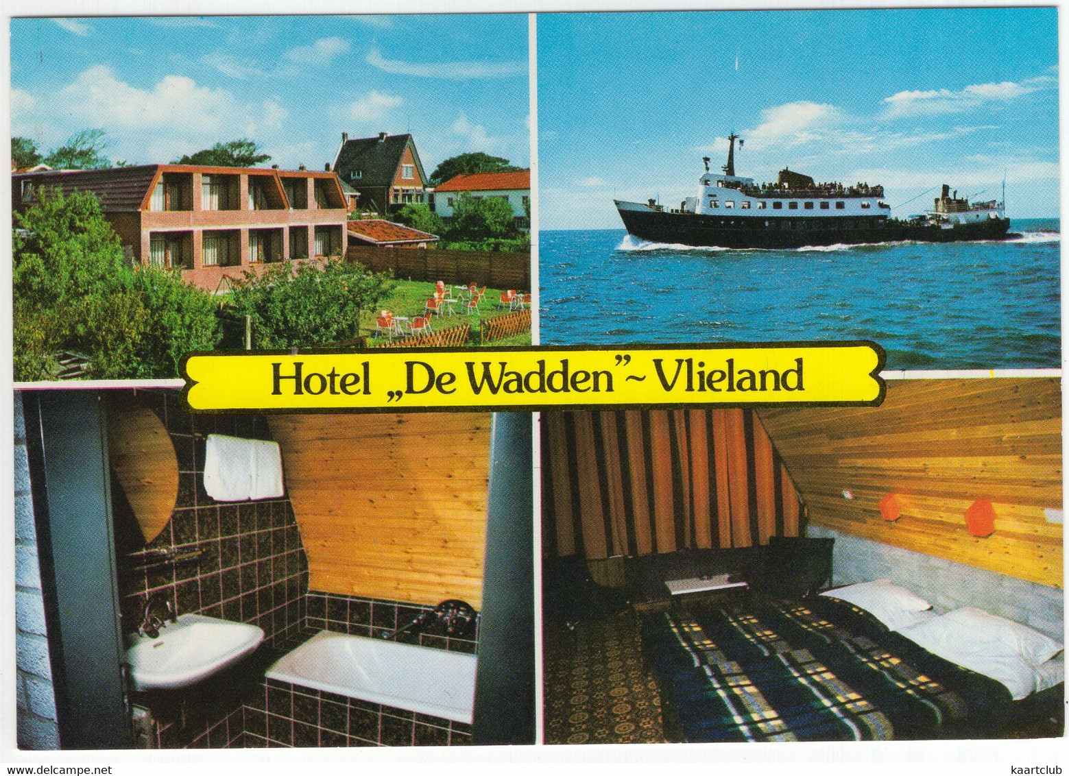 Vlieland - Hotel 'De Wadden', Dorpsstraat 61 - (Wadden, Nederland/Holland) - In- & Exterieur, Veerboot/Ferry - Vlieland