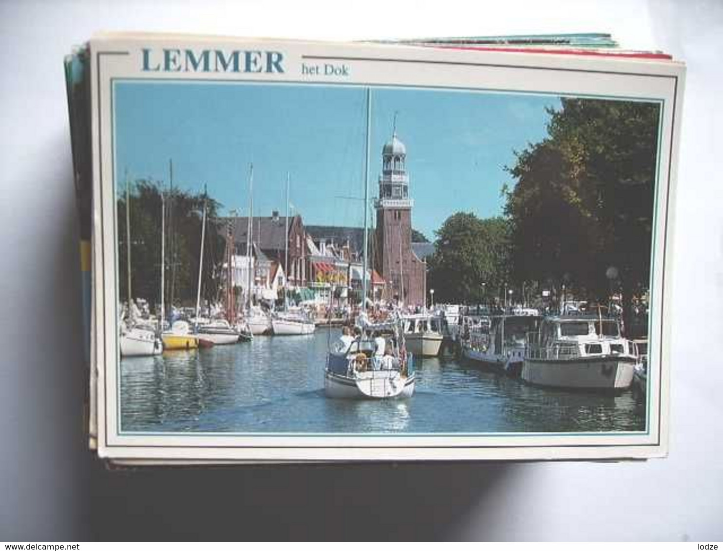 Nederland Holland Pays Bas Lemmer Met Het Dok Pontificaal - Lemmer