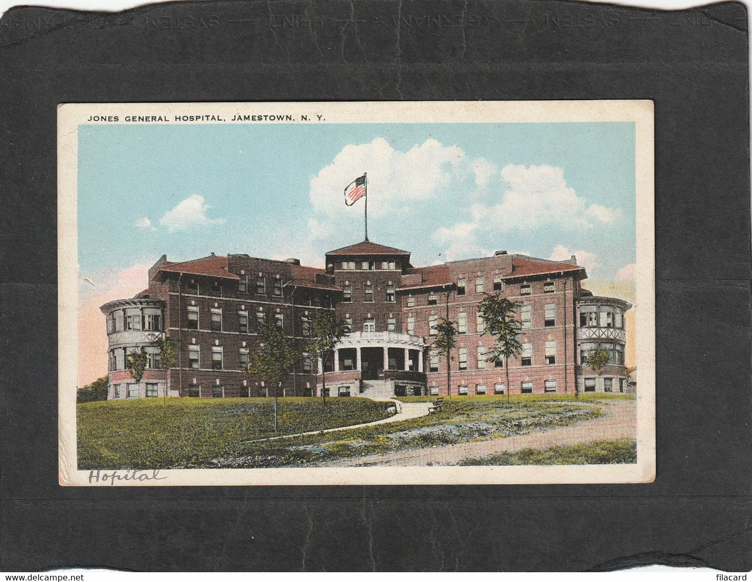 106473       Stati  Uniti,  Jones  General  Hospital,  Jamestown,  N. Y.,  NV - Gezondheid & Ziekenhuizen