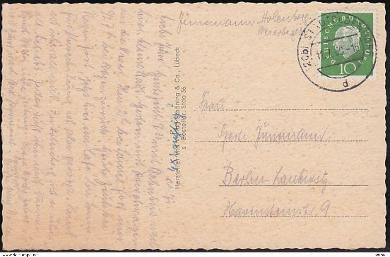 D-37627 Stadtoldendorf - Alte Stadtansichten - Rathaus - Baustraße - Försterbergturm - Nice Stamp - Holzminden