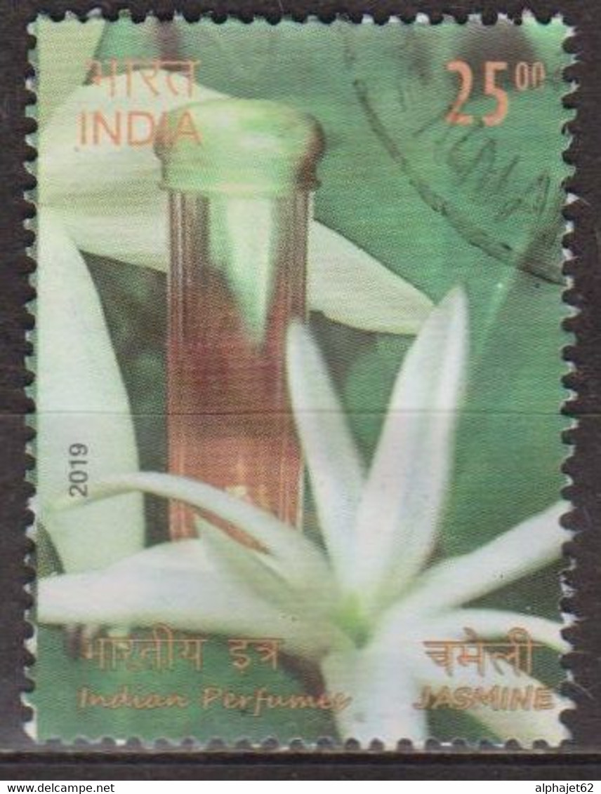 INDE - India 2019 - Parfums - Fleur: Jasmin - Used Stamps