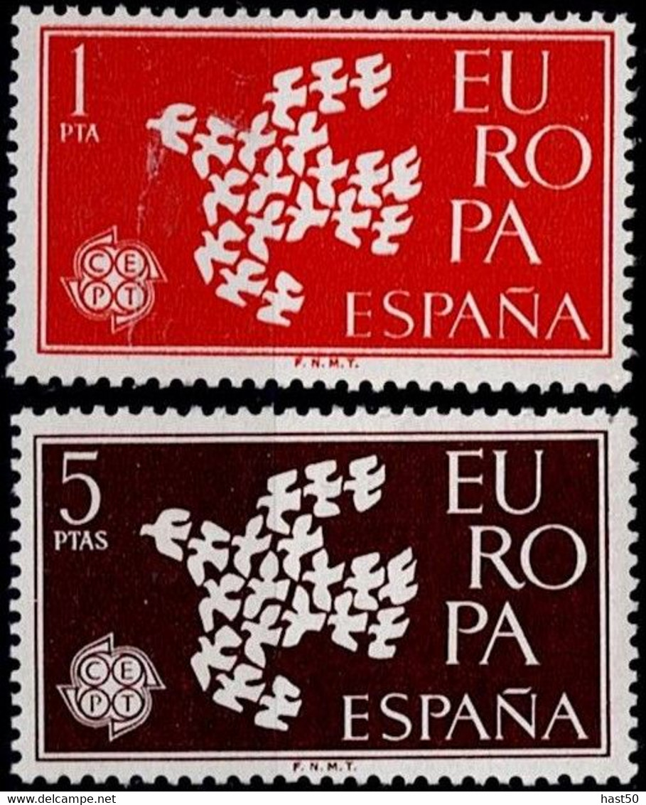 Spanien Spain Espagne - Europa (MiNr: 1266/7) 1961 - Postfrisch MNH - 1961