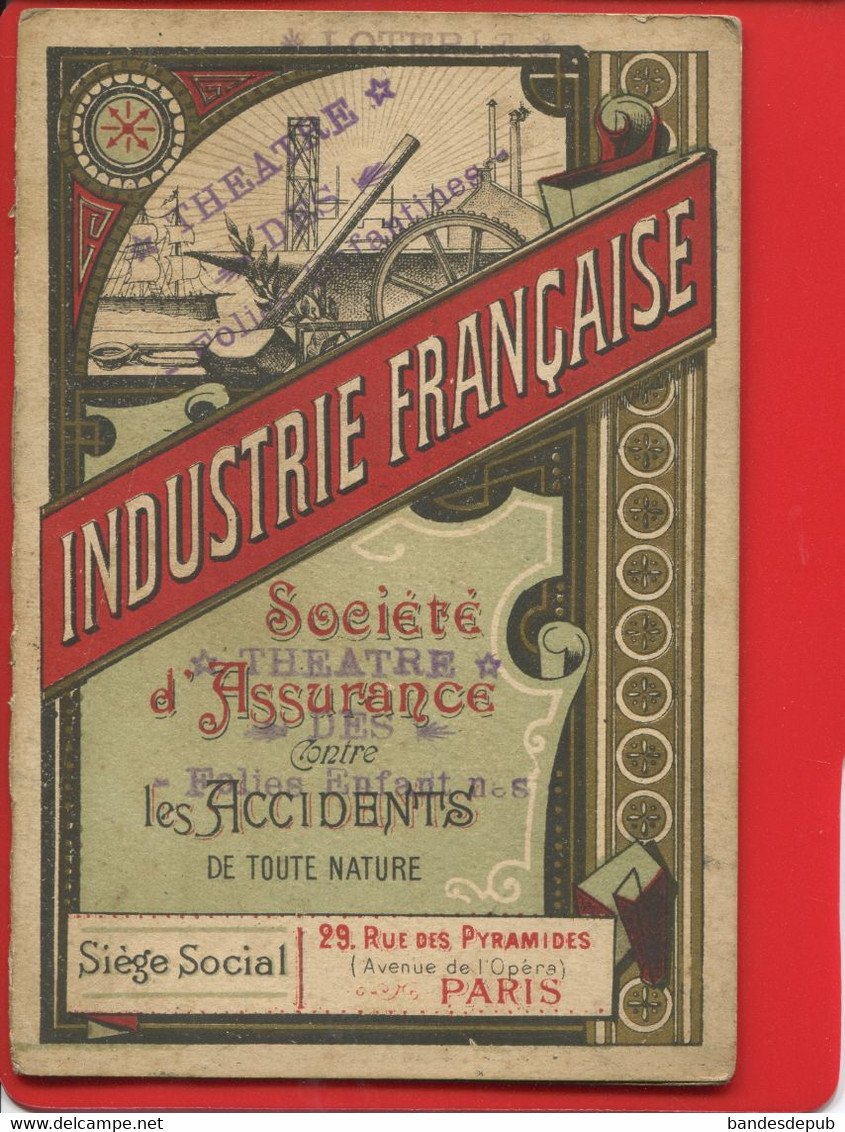 Reliure Amateur Théâtre Des Folies Enfantines Programme Billet De Loterie Lanterne Magique Directeur Garnier Paris ? - Lottery Tickets