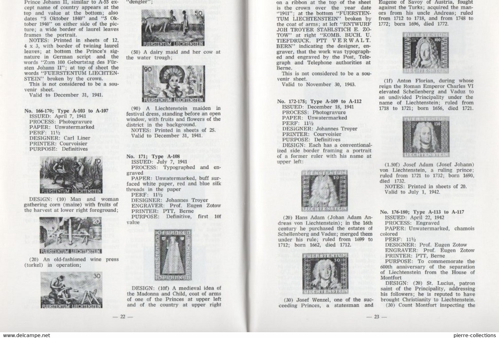 Marian CARNE-ZINSMEISTER - Catalogue "Liechtenstein Stamps And Their Background 1912-1973" - Philatelie Und Postgeschichte