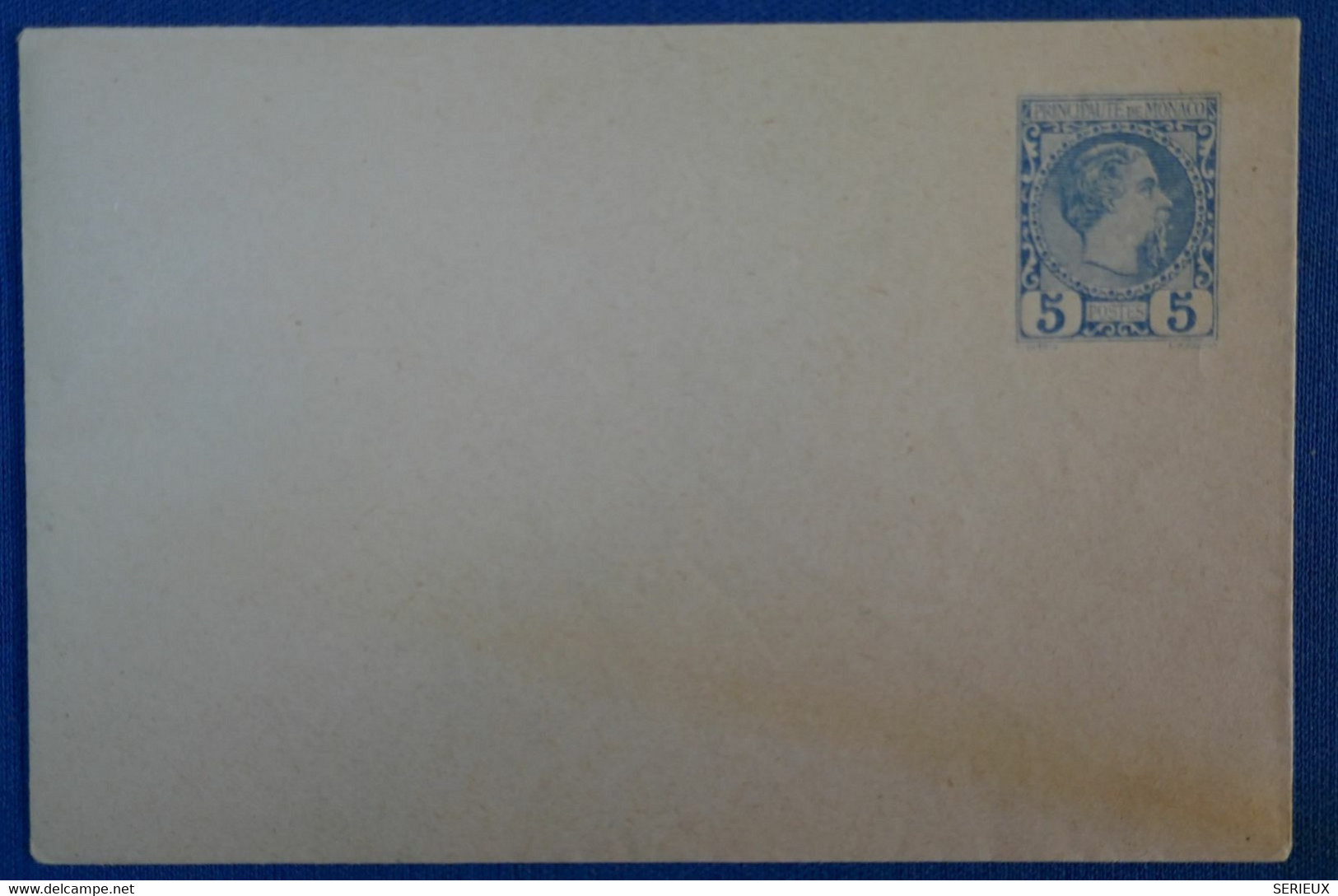 D81 MONACO BEL ENTIER 1888 LETTRE NON VOYAGEE + CHARLES III - Briefe U. Dokumente