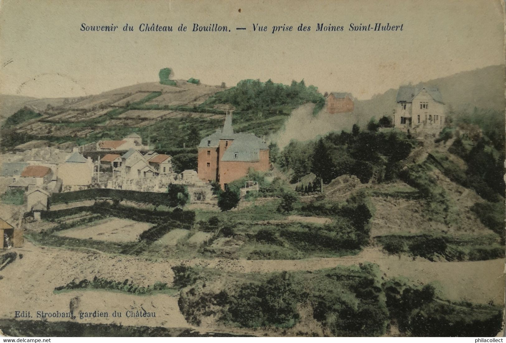 Bouillon // Souvenir Du Chateau - Vue Prise Des Moines Saint Hubert 1907 - Bouillon