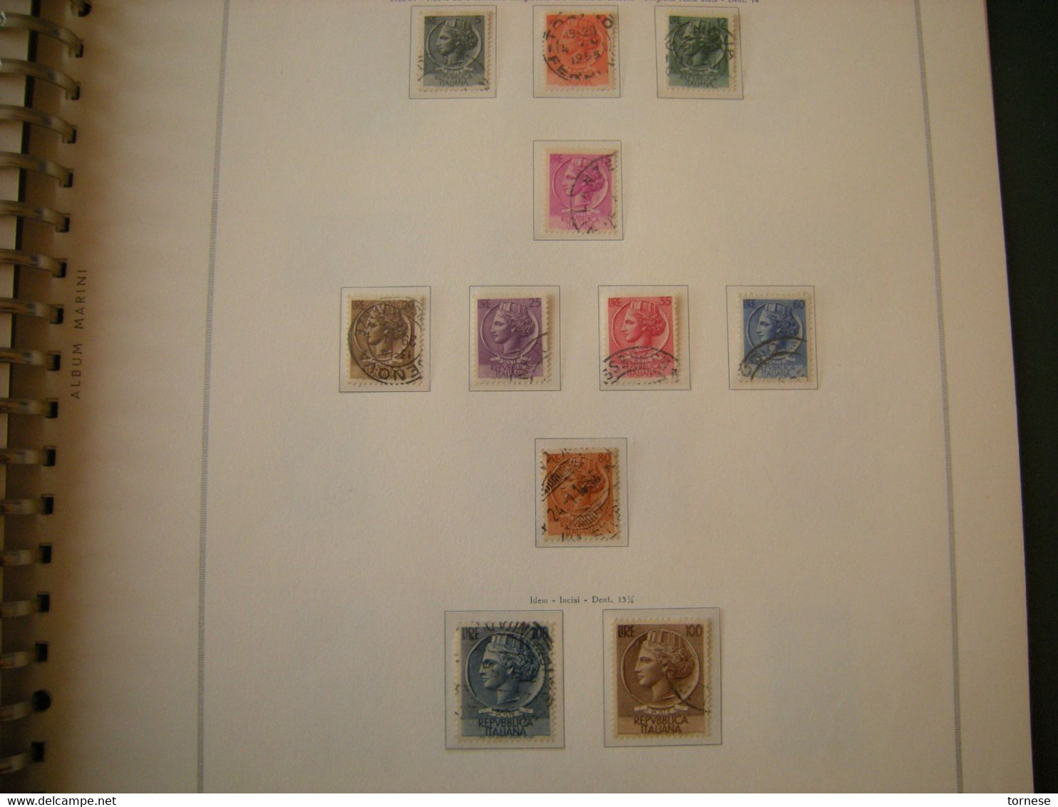 Collezione Repubblica Completa1945-1956 Usati Perfetti (escluso Ginnici) Compresi Servizi - 1946-60: Oblitérés