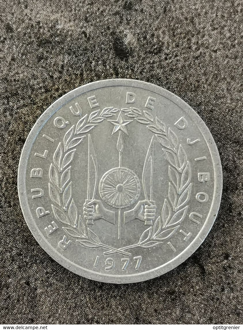 1 FRANC DJIBOUTI 1977 - Djibouti