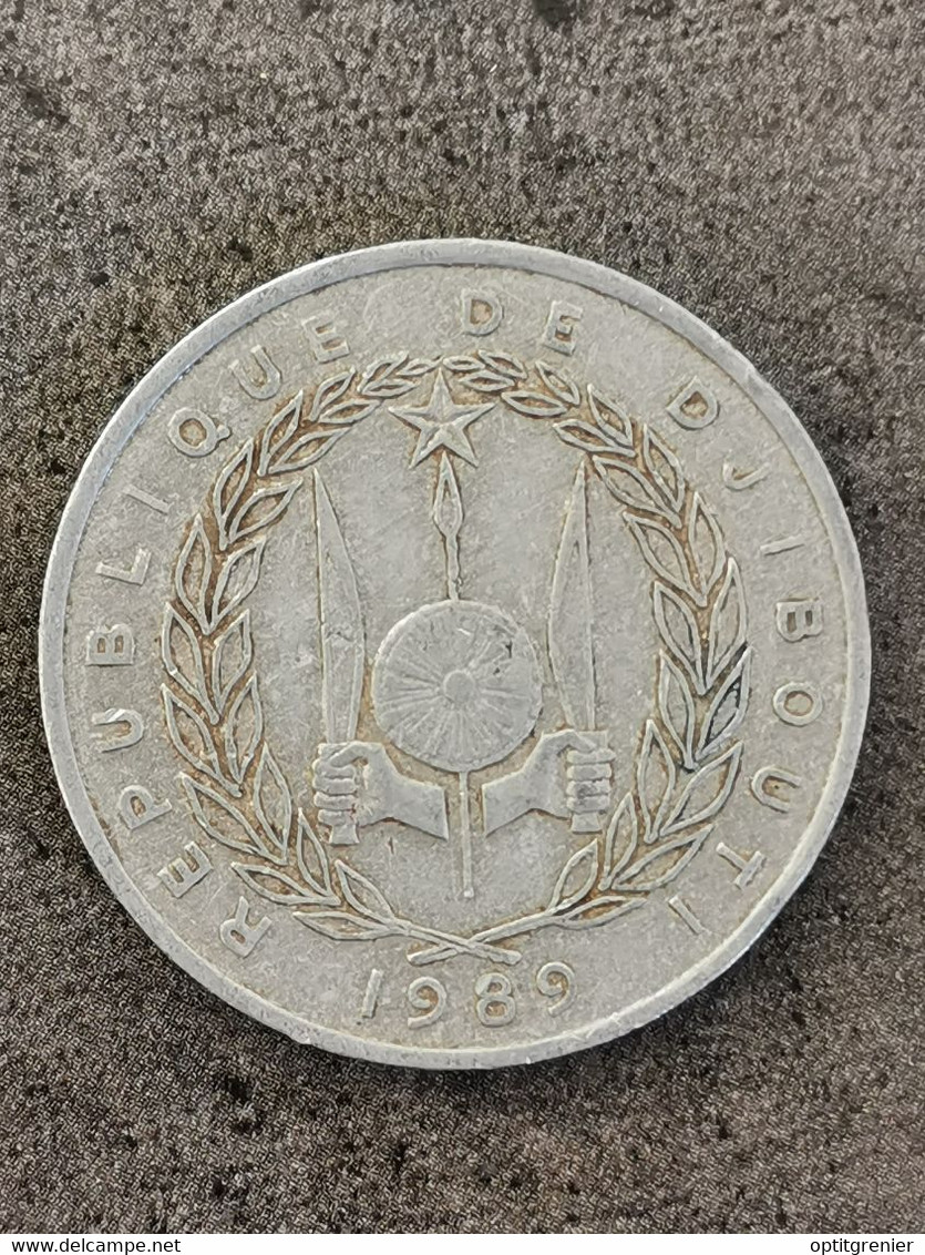 5 Francs Djibouti 1989 - Djibouti