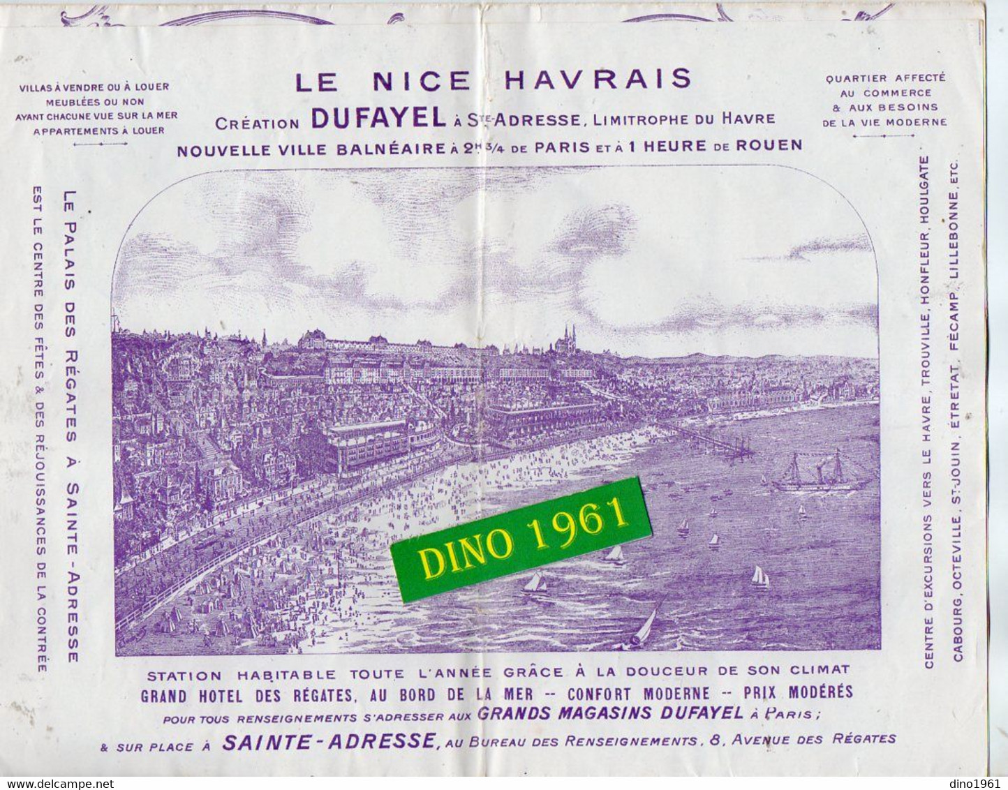 VP18.592 - PARIS 1911 - Programme - Séances Cinématographe Des Magasins DUFAYEL ¨ Fêtes Du Couronnement S.M. Georges V ¨ - Programs