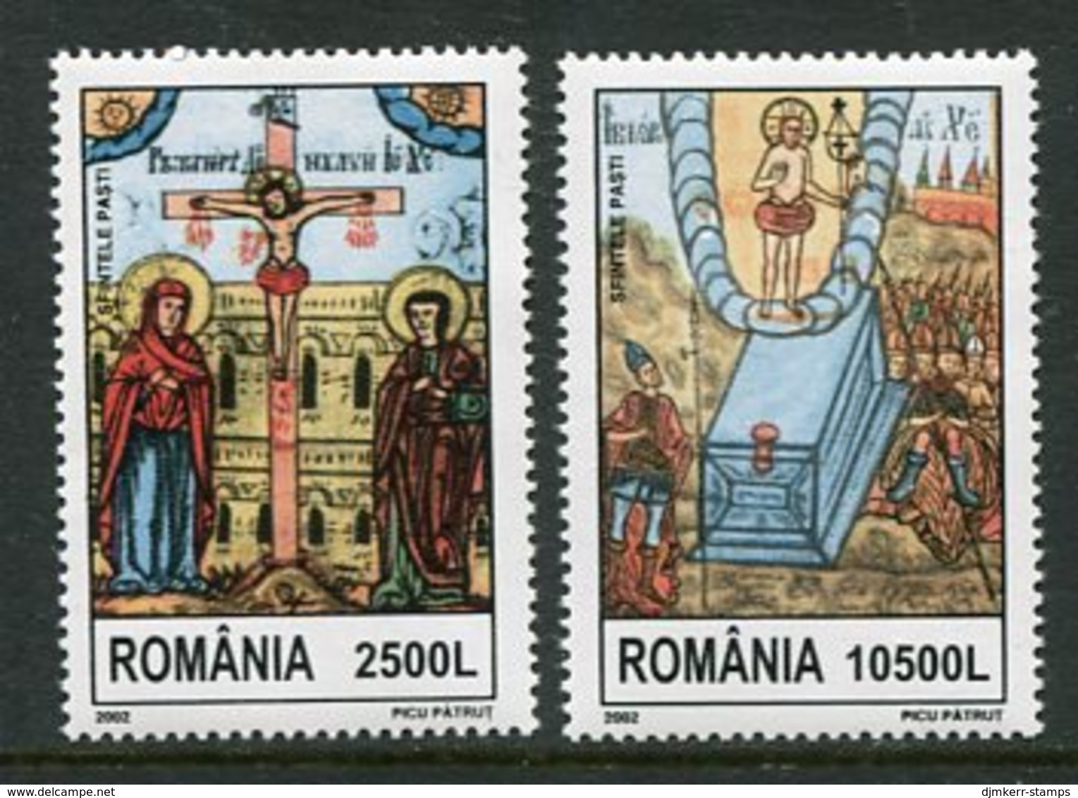 ROMANIA 2002 Easter  MNH / **.  Michel 5655-56 - Nuovi