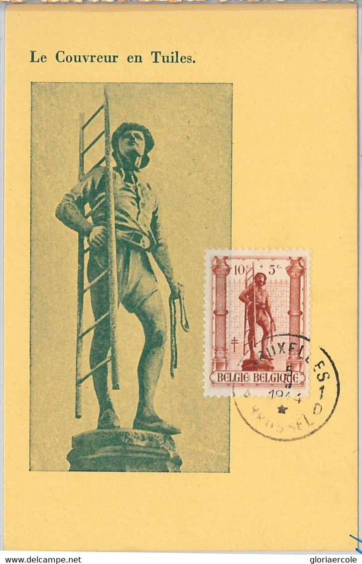 57008  - BELGIUM - POSTAL HISTORY: MAXIMUM CARD 1944 - ART Architecture - 1934-1951
