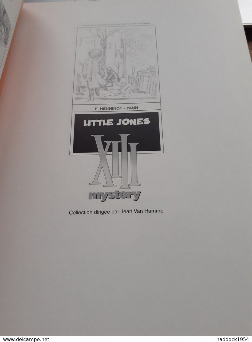 little jones  XIII mystery tome 3 HENNINOT YANN album 2010