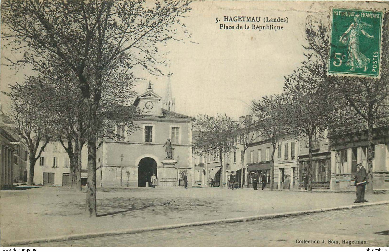 LANDES  HAGETMAU  Place De La République - Hagetmau