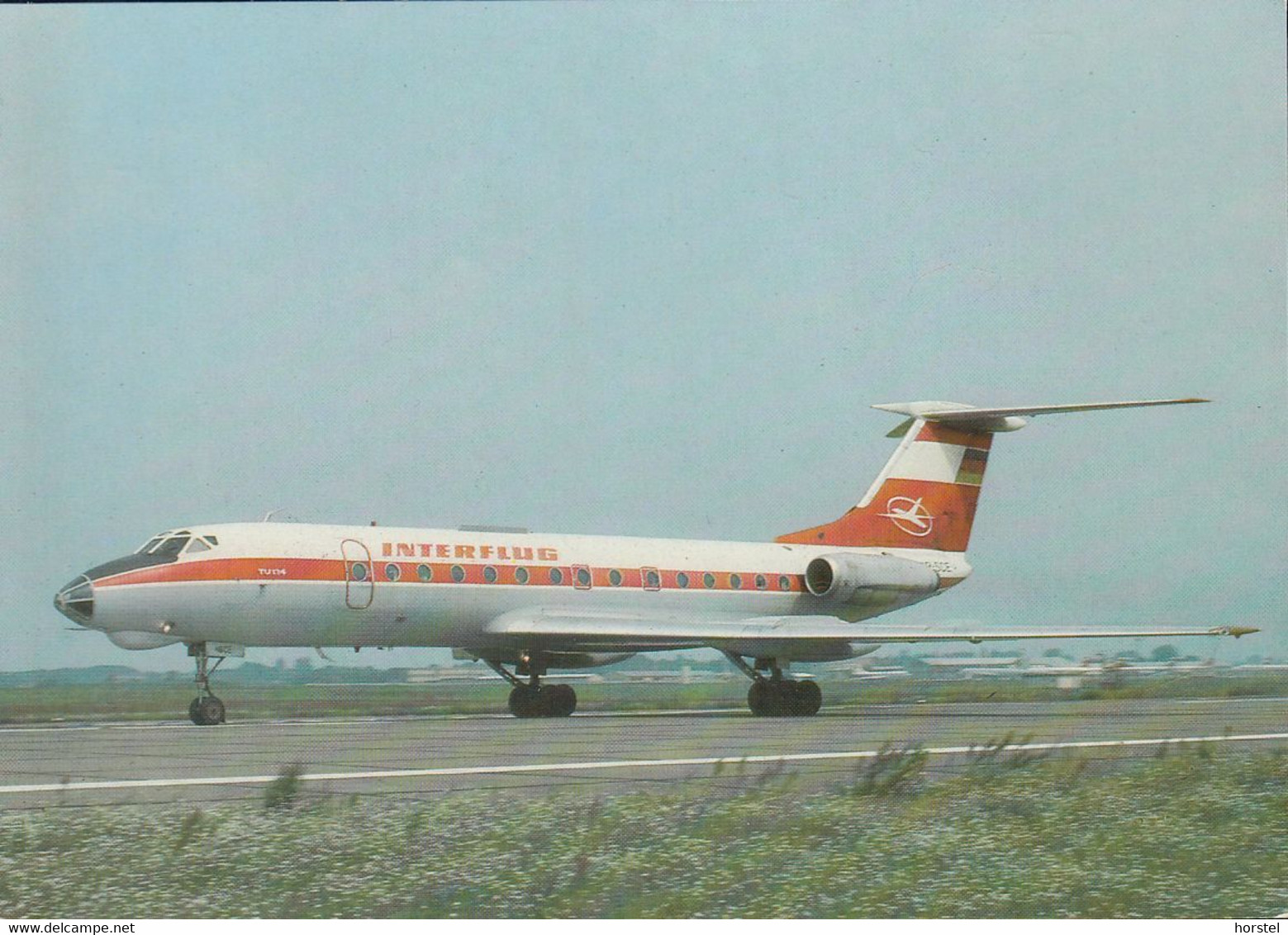 D-12529 Schönefeld - Interflug TU 134 - Airport - Airplane - Flugzeug - Schönefeld