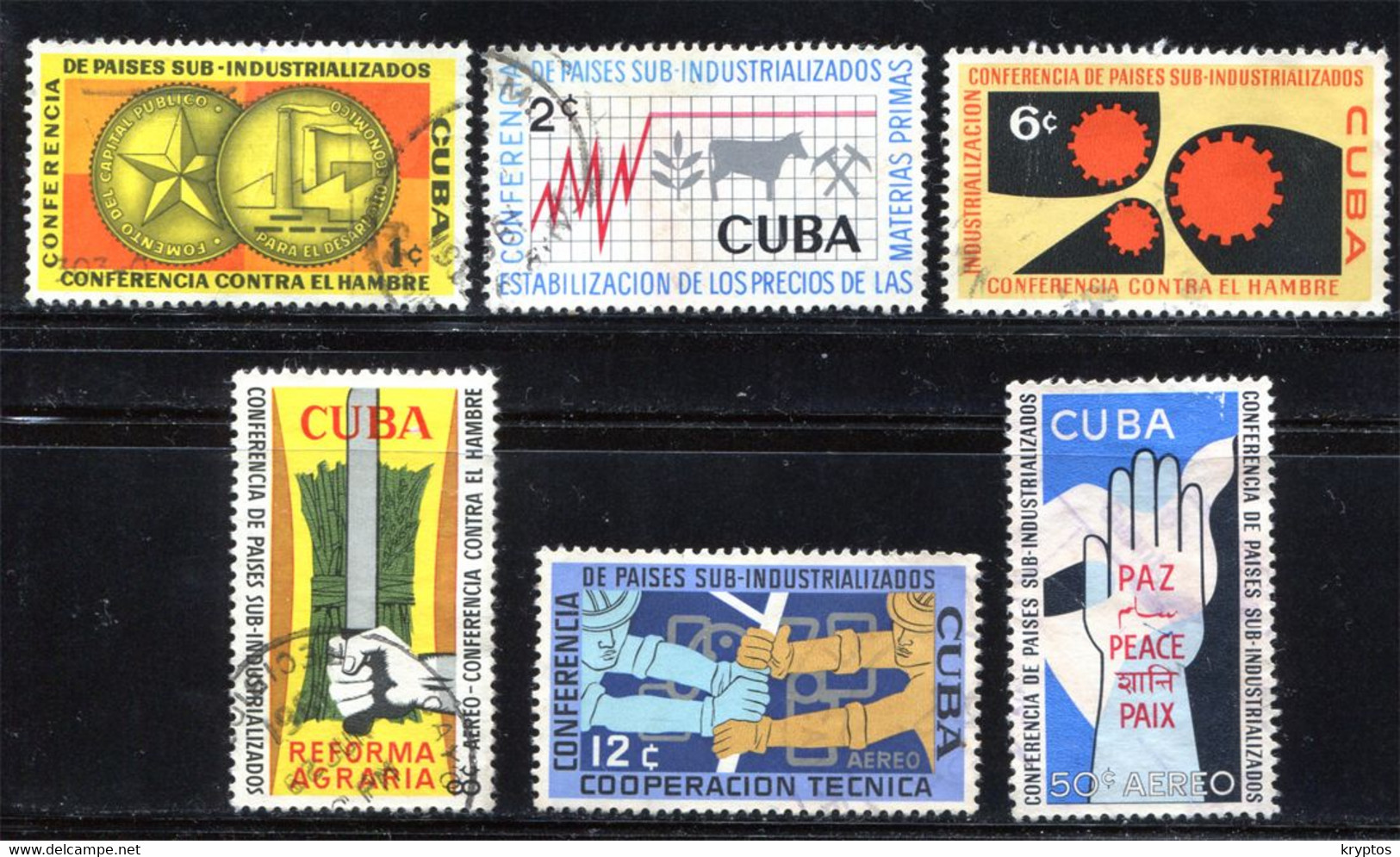 Cuba 1961. The Sub-industrialized Countries Conference - Complete Set - Usati