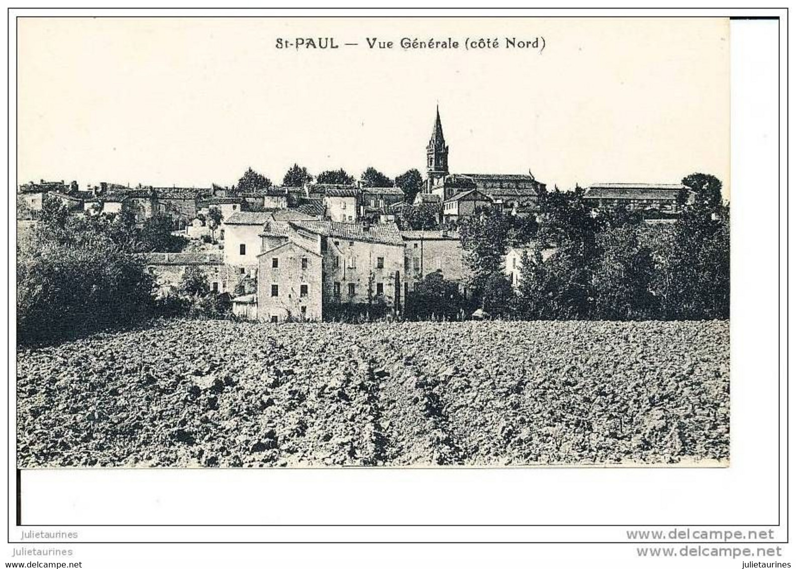 81 SAINT PAUL VUE GENERALE COTE NORD CPA BON ETAT - Saint Paul Cap De Joux