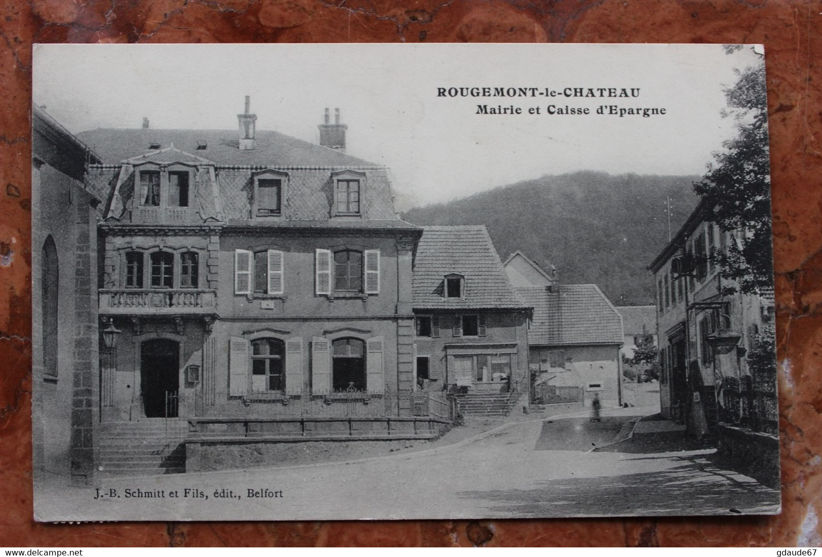 ROUGEMONT-LE-CHATEAU (90) - MAIRIE ET CAISSE D'EPARGNE - Rougemont-le-Château