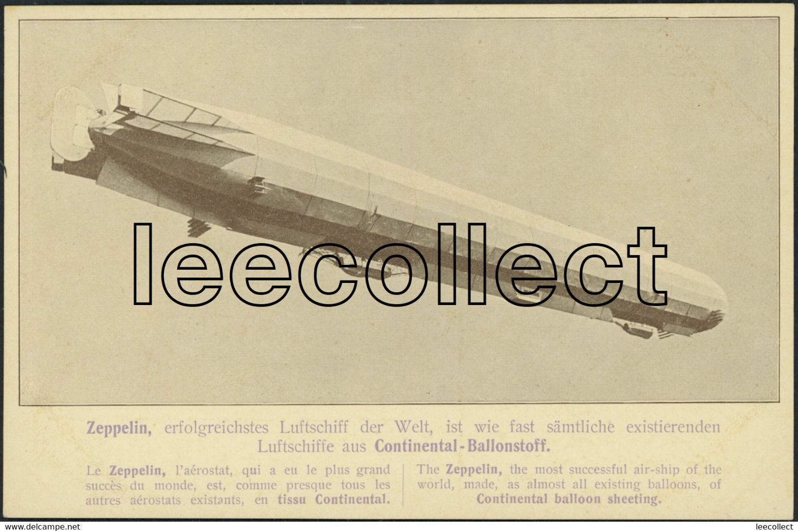 Suisse - ZH Schlieren - Zürich - Luftschiff - Zeppelin - Gordon Bennett 1909 - Schlieren
