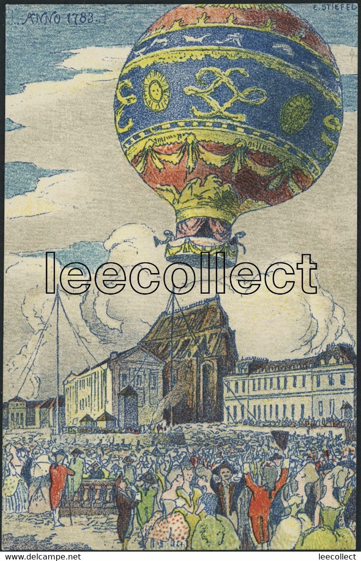 Suisse - ZH Schlieren - Zürich - Ballon - Gordon Bennett 1909 - Litho - Schlieren