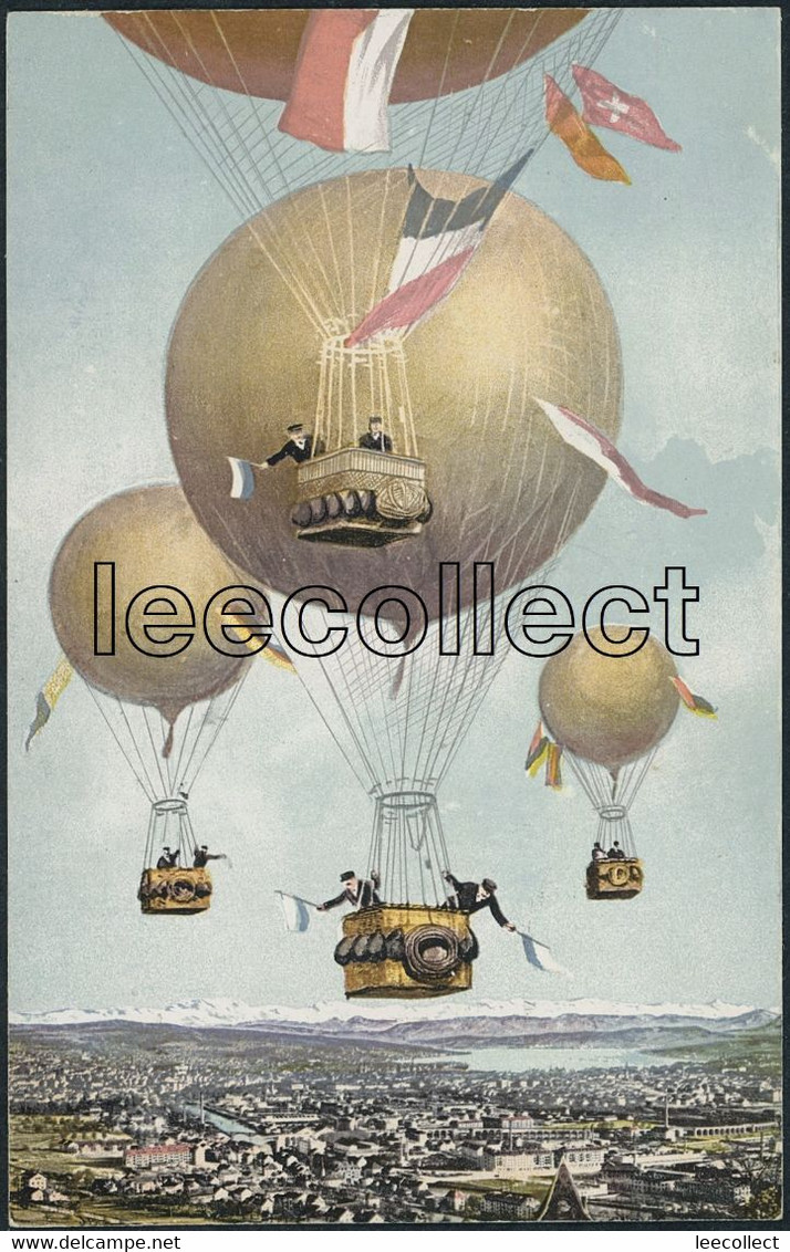 Suisse - ZH Schlieren - Zürich - Ballon - Gordon Bennett 1909 - Schlieren