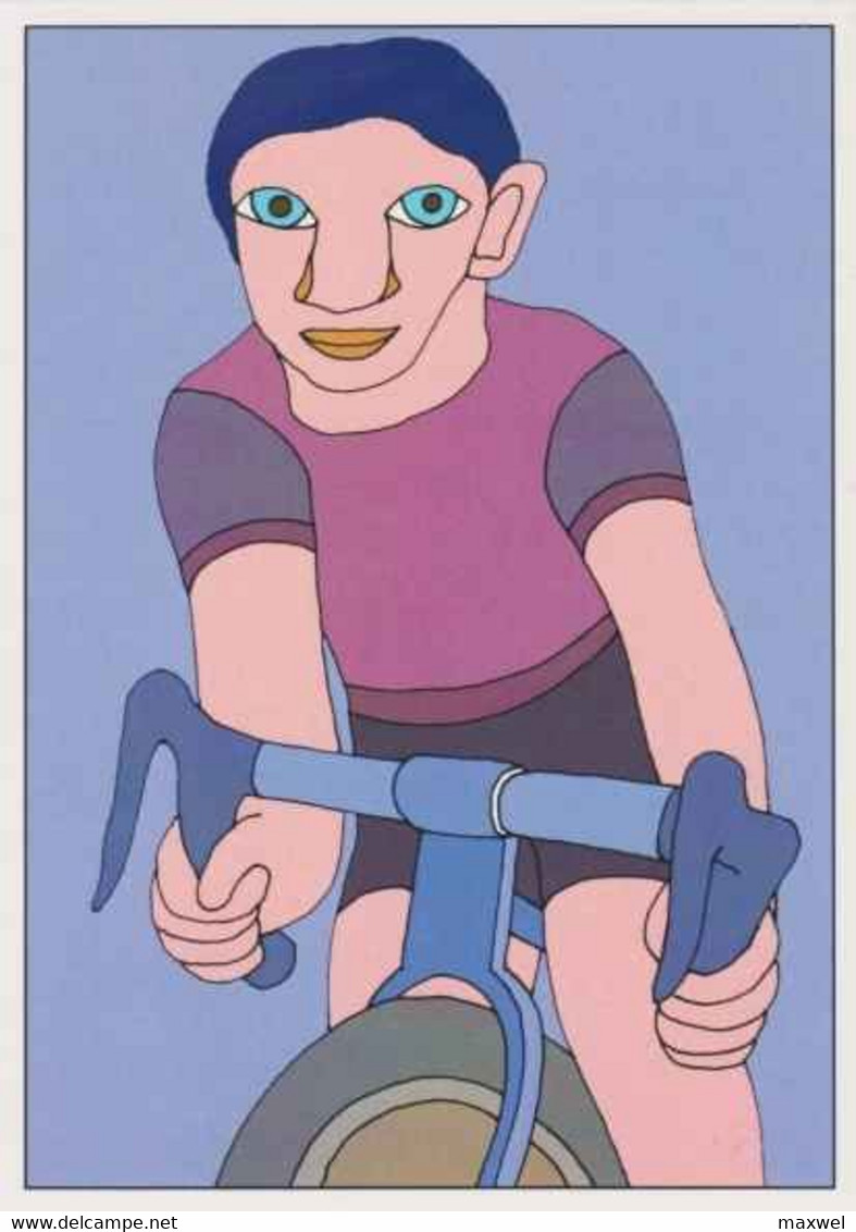 Cpm 1741/482 ERGON - Homme à Bicyclette  - Vélo - Cyclisme - Bicycle - Cycle - Illustrateurs - Illustrateur - Ergon
