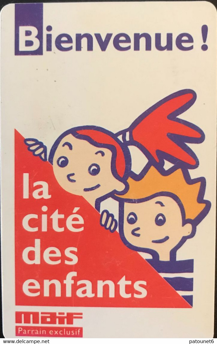 FRANCE  -  Cinécartes  -  Magnétique  -  Cité Des Sciences - La Géode - Bienvenue, Cité Des Enfants - Kinokarten