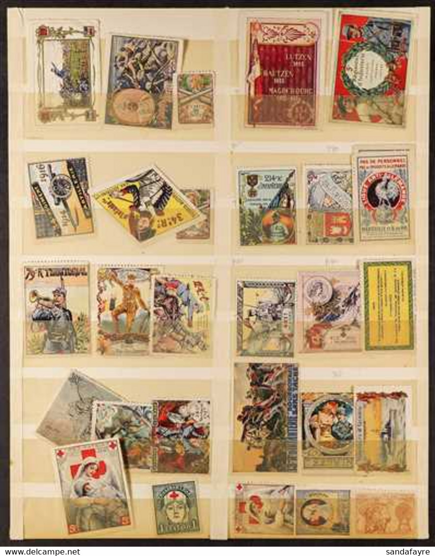 CINDERELLAS IMPRESSIVE WORLD ACCUMULATION Of Mostly 20th Century Issues On Various Pages, Stock Cards And In Packs In A  - Altri & Non Classificati