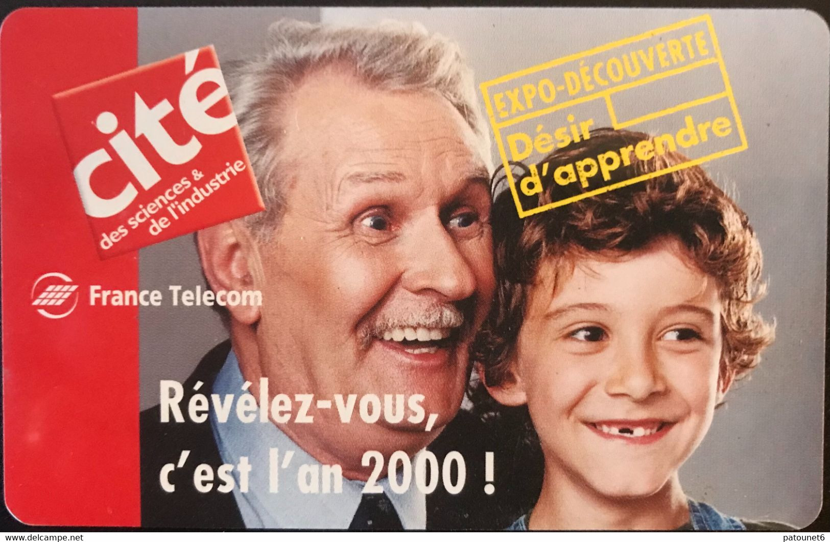 FRANCE  -  Cinécartes  -  Magnétique  -  Cité Des Sciences - An 2000 Enfant - Cinécartes