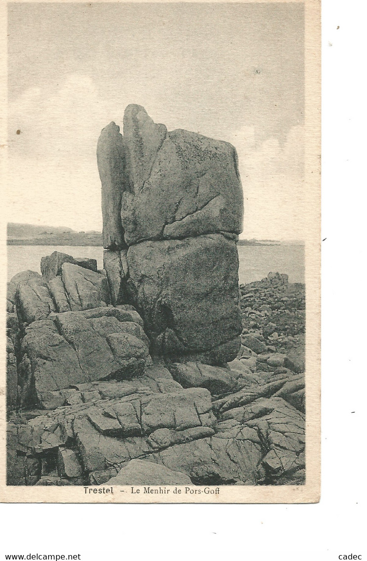 TRESTEL Le Menhir De PORS GOFF Editeur H Basuyau - Altri & Non Classificati