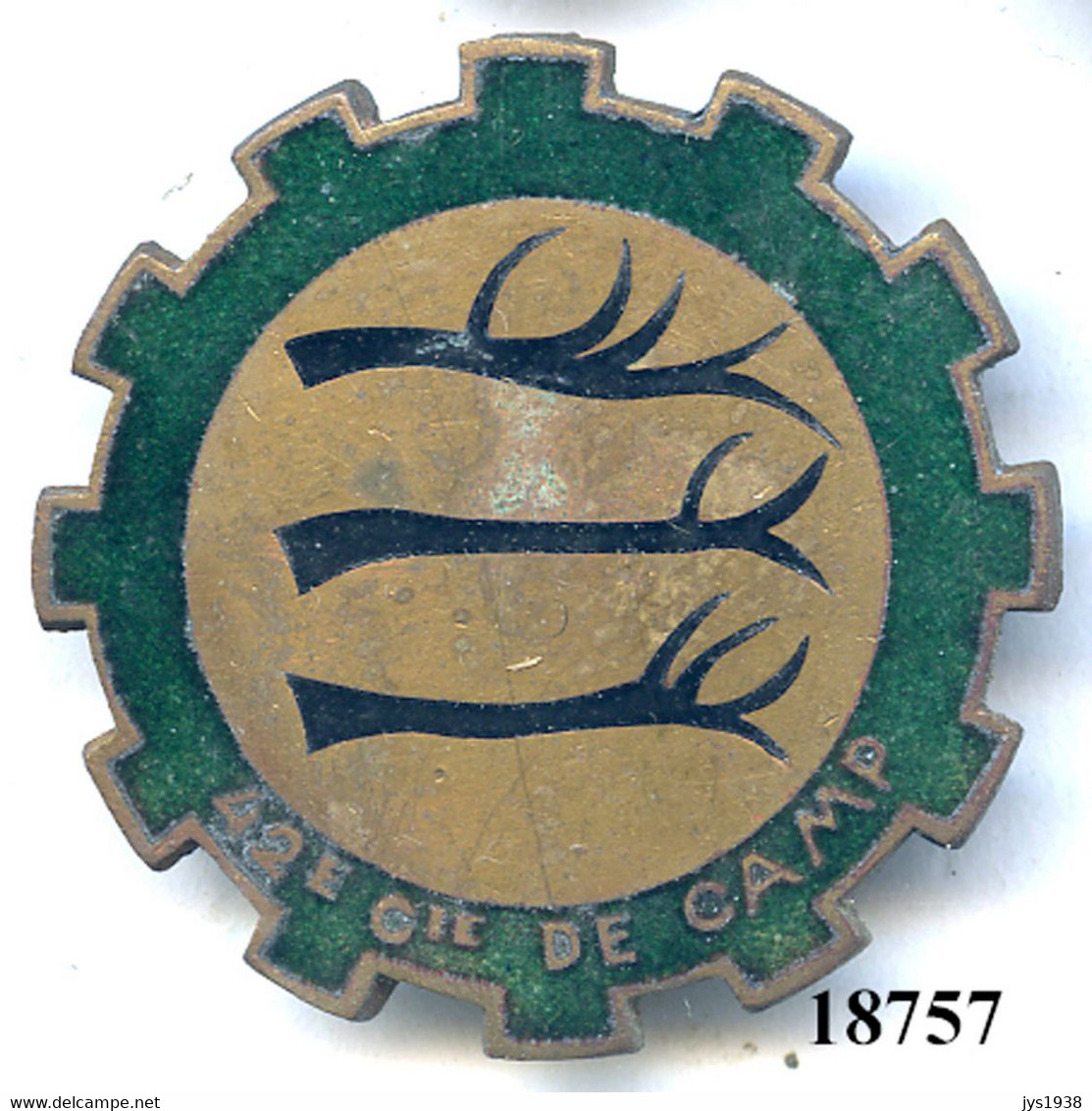 18757 . TRAIN  42e Cie De CAMP - Army
