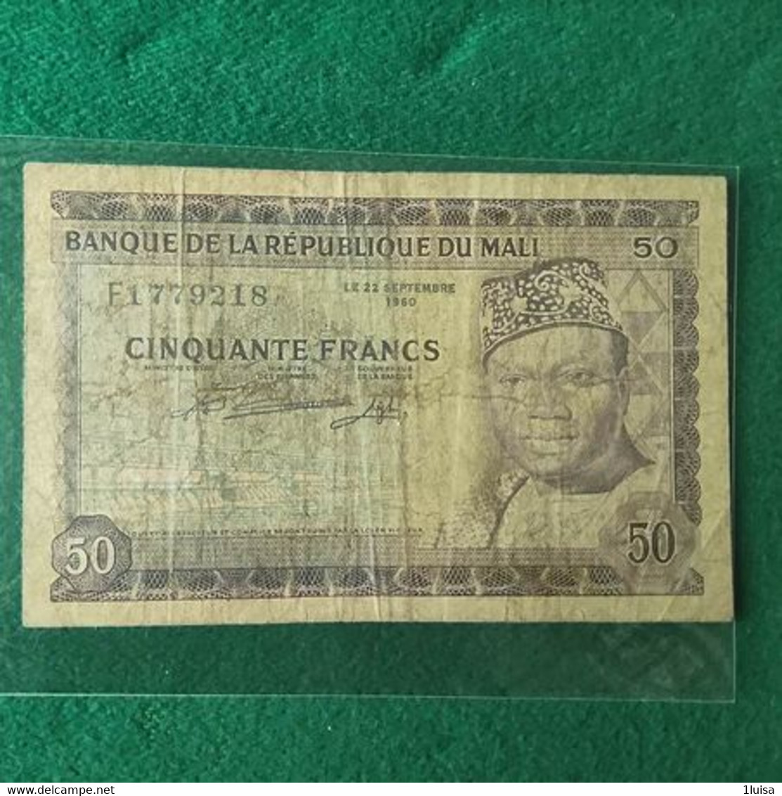 MALI 50 FRANCS 1960 - Malí