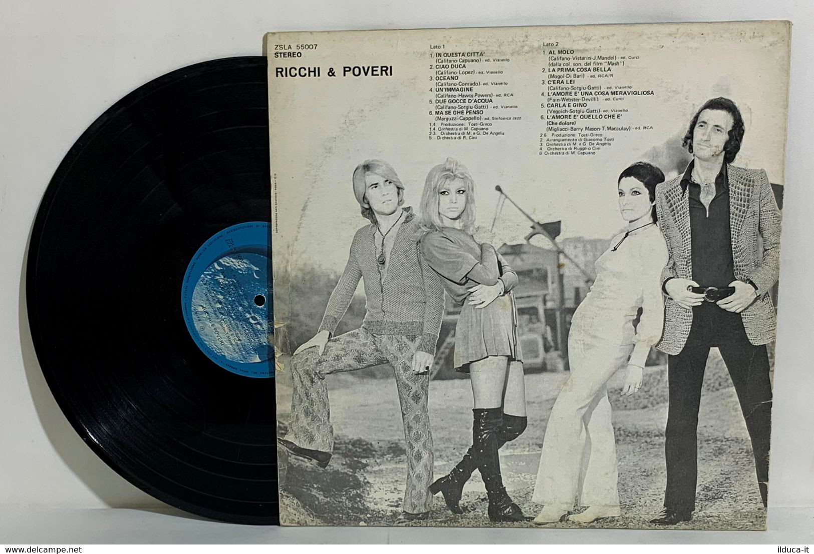 I101896 LP 33 Giri - Ricchi E Poveri - Omonimo - Apollo 1970 - Autres - Musique Italienne