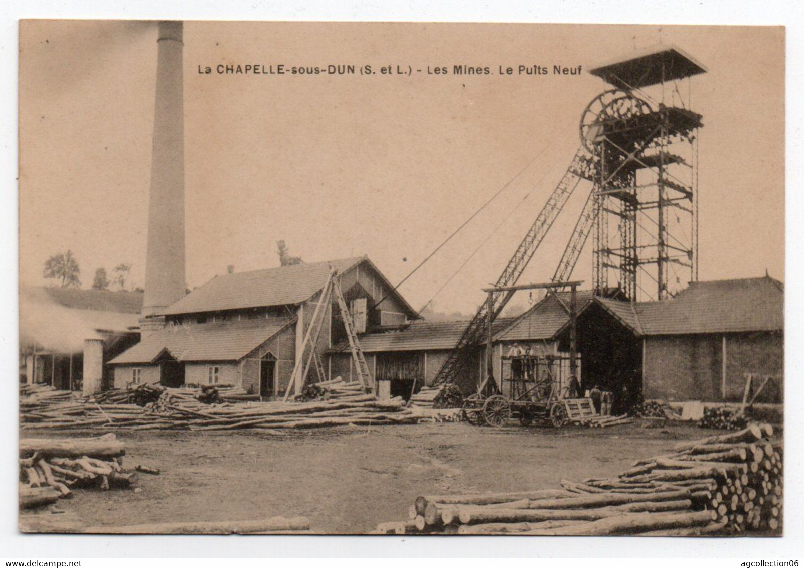 LA CHAPELLE SOUS DUN. LES MINES. LE PUITS NEUF - Other & Unclassified