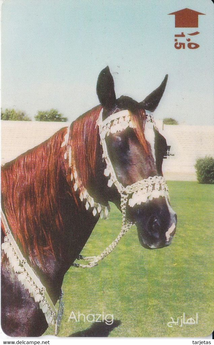 TARJETA DE OMAN DE UN CABALLO (CABALLO-HORSE) - Paarden