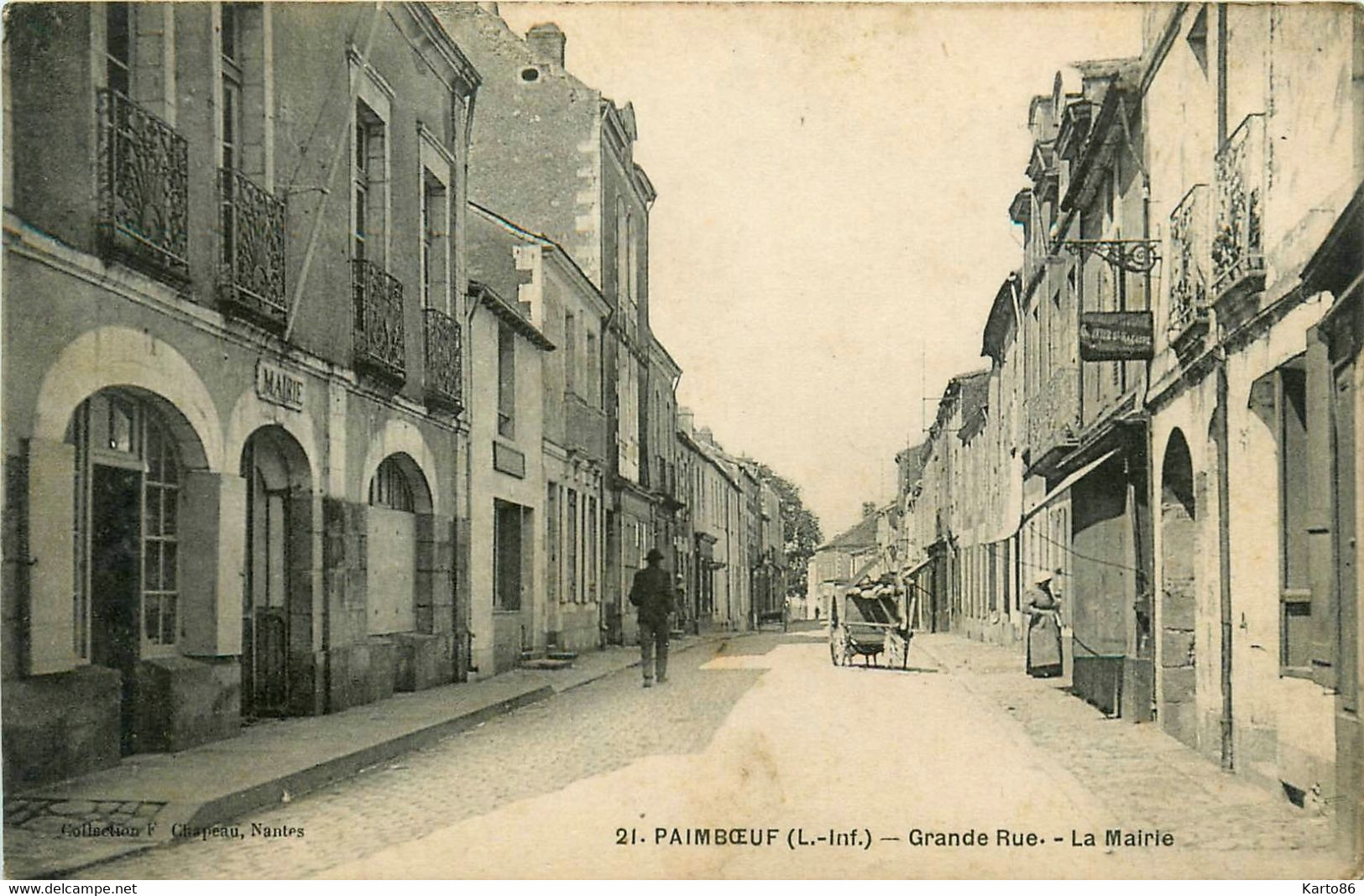 Paimboeuf * La Grande Rue * La Mairie * Hôtel De Ville - Paimboeuf