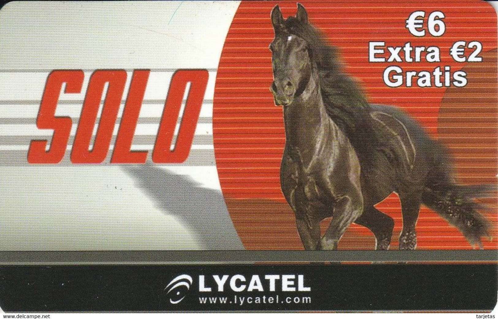 TARJETA DE ESPAÑA DE UN CABALLO (CABALLO-HORSE) - Paarden