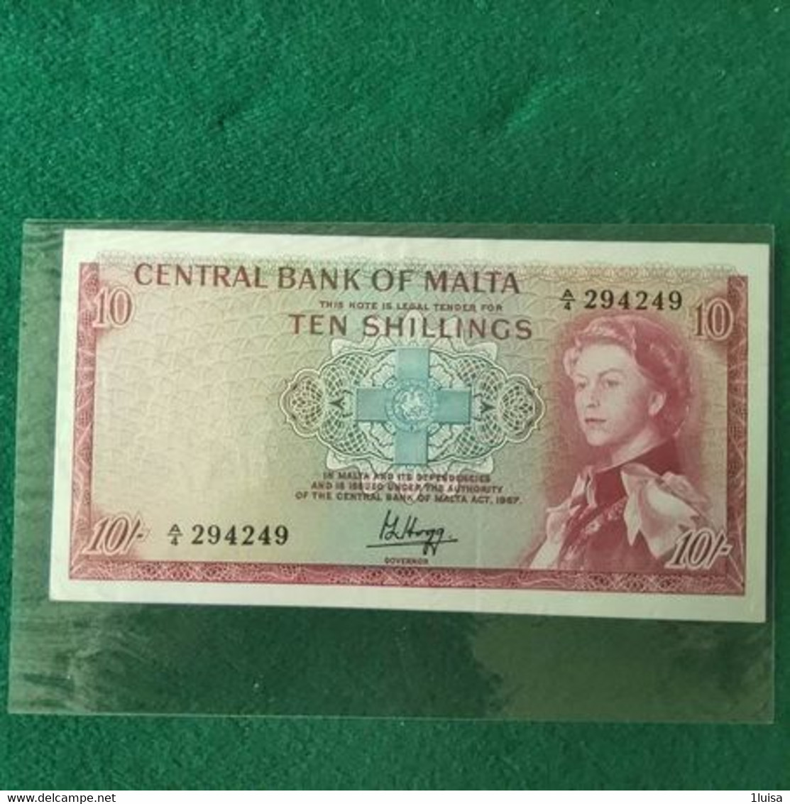 MALTA 10 SHILLINGS 1957 - Malte