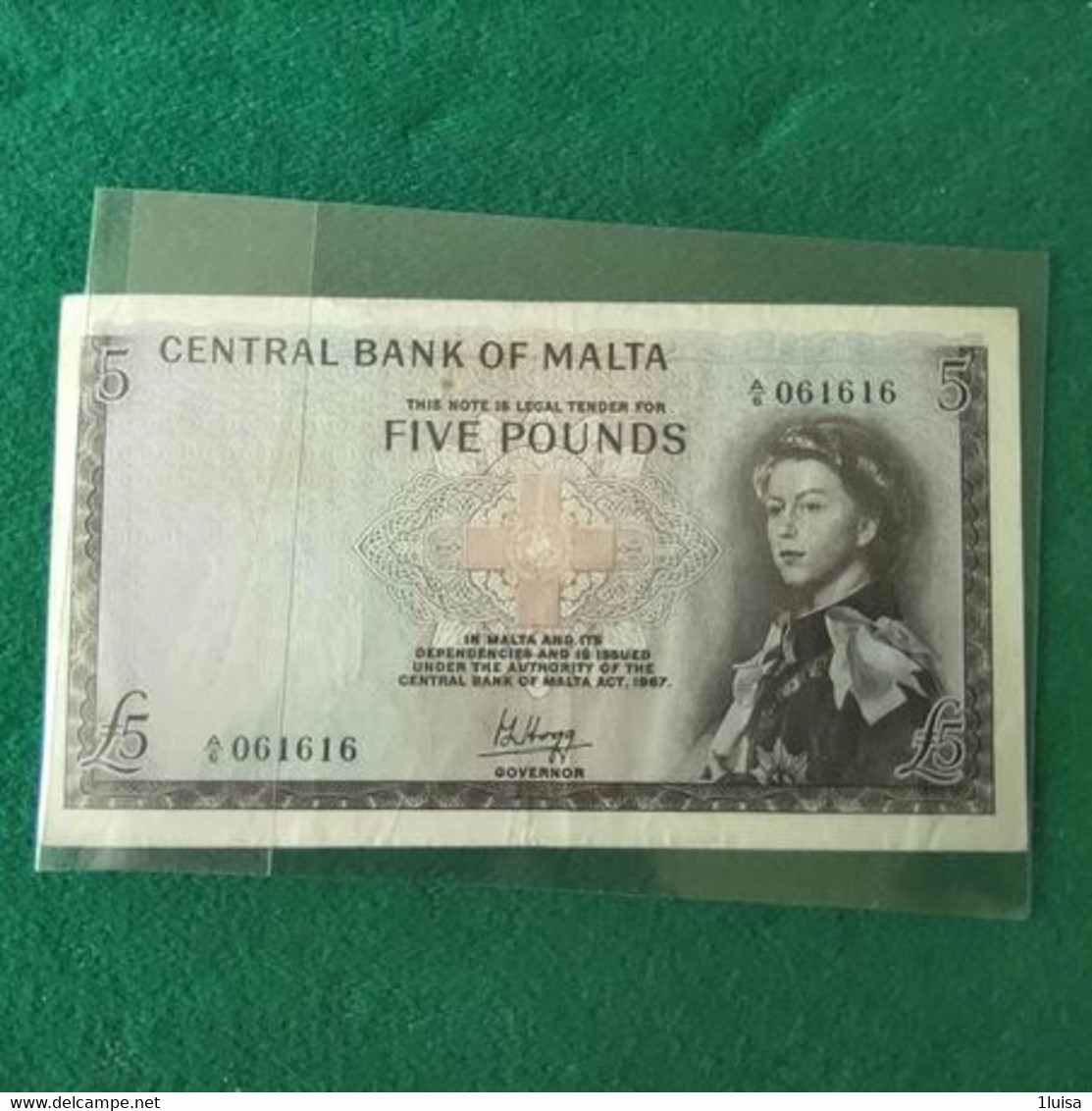 MALTA 5 POUNDS 1967 - Malta