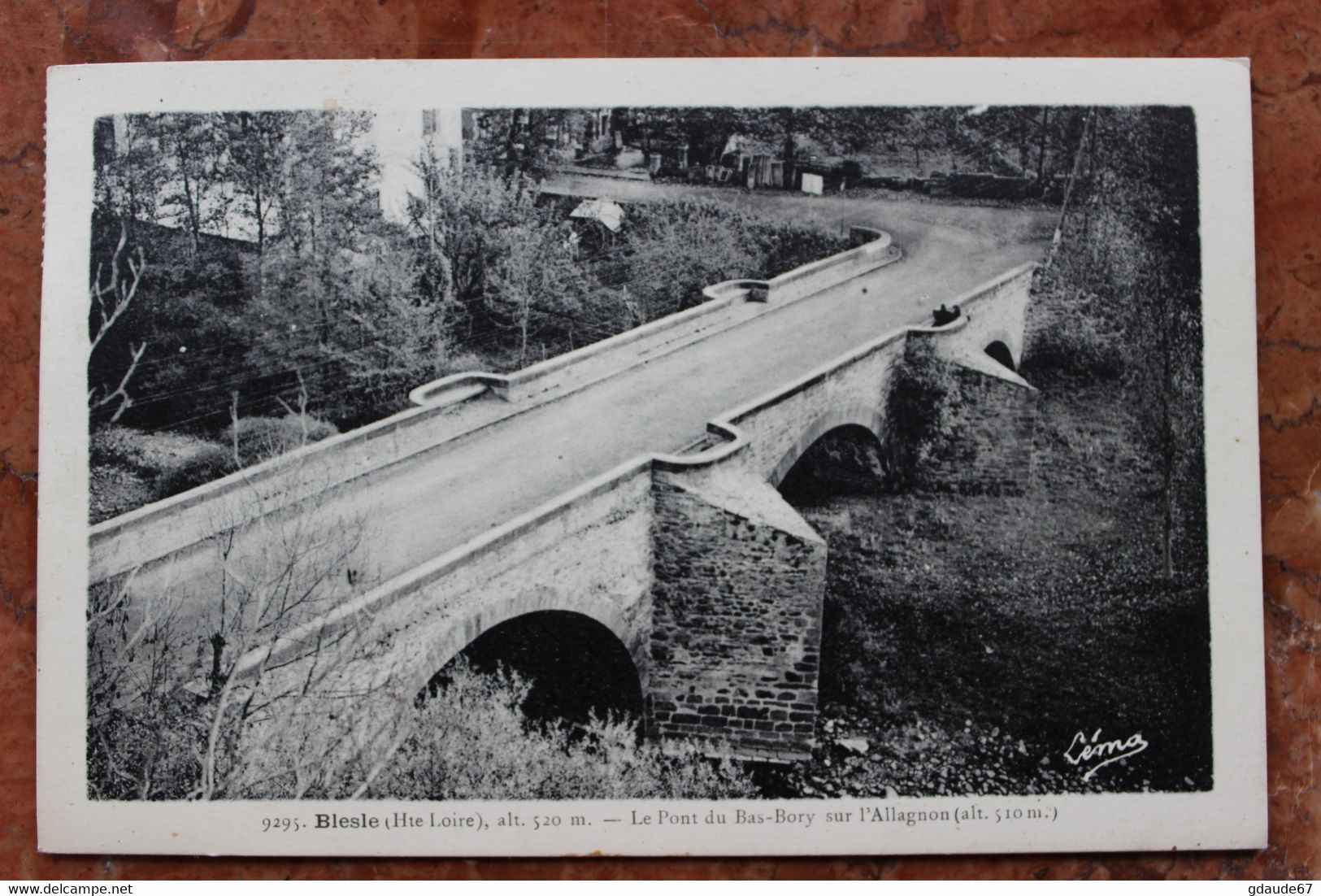 BLESLE (43) - LE PONT DU BAS-BORY SUR L'ALLAGNON - Blesle