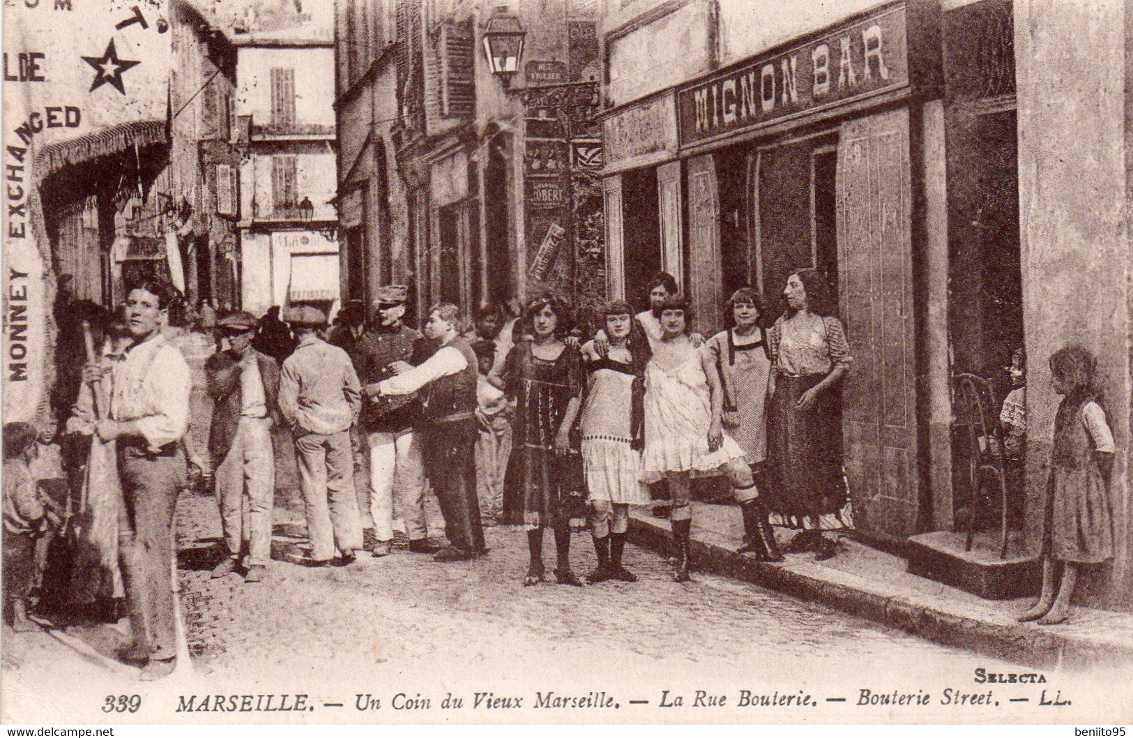 CPA De MARSEILLE La Rue Bouterie. - The Canebière, City Centre