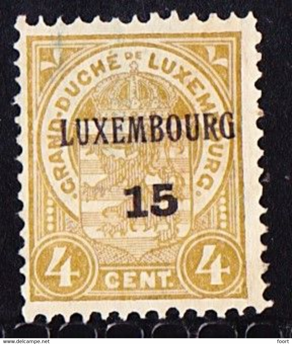 Luxembourg 1915 Prifix Nr. 99 - Préoblitérés