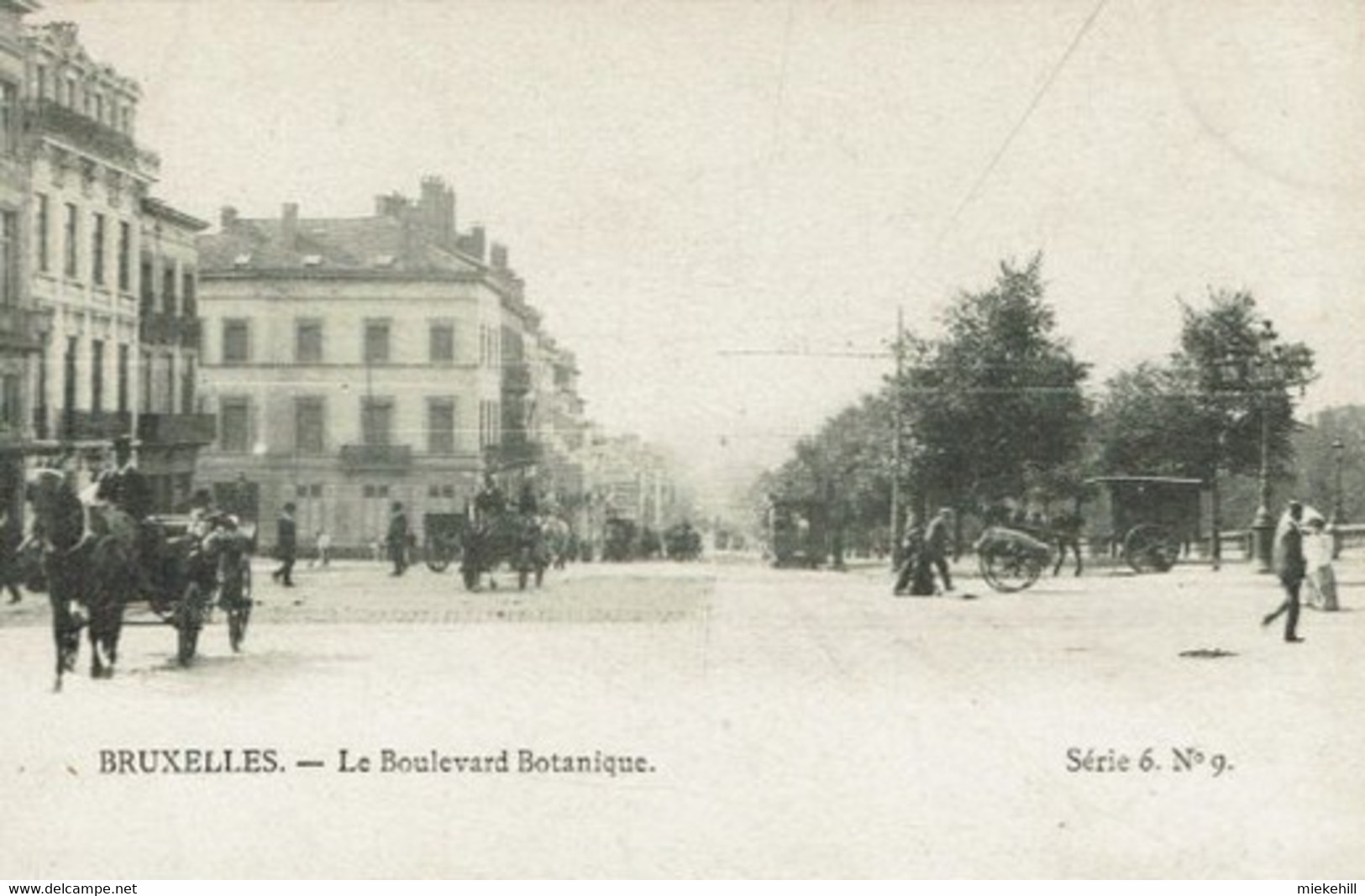 BRUXELLES-SAINT-JOSSE-PORTE DE SCHAERBEEK-BOULEVARD BOTANIQUE-ATTELAGES-TRAM - St-Joost-ten-Node - St-Josse-ten-Noode