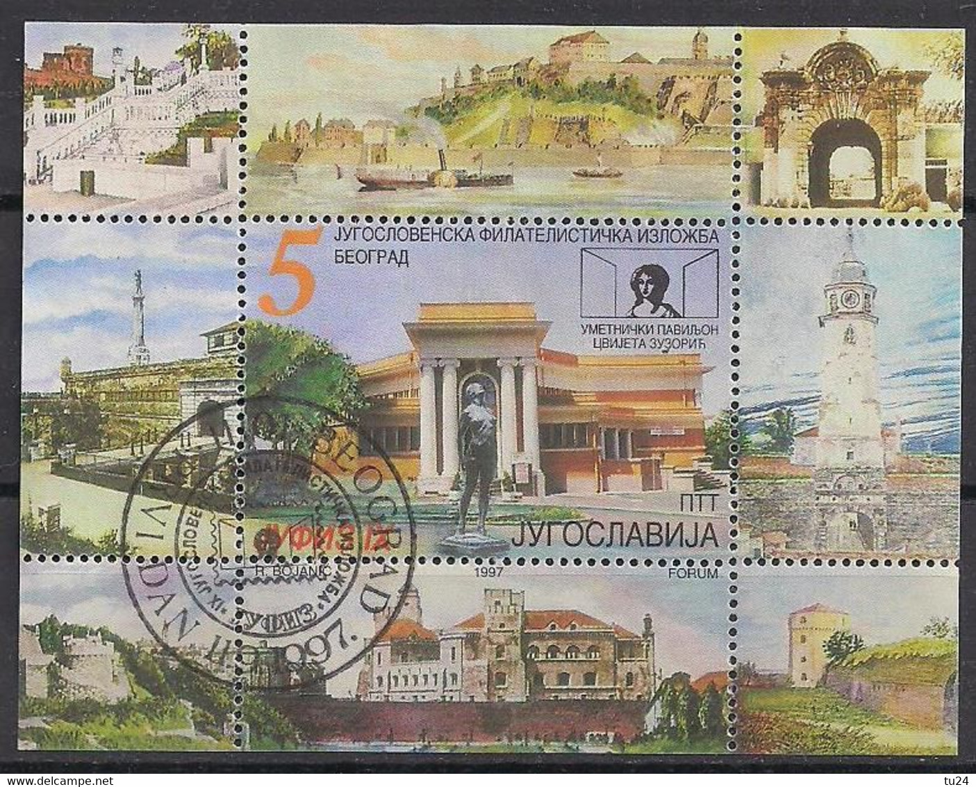 Jugoslawien  (1997)  Mi.Nr.  Block 45  Gest. / Used  (2bl-04.8) - Used Stamps