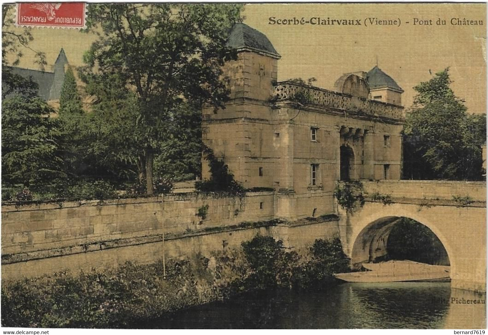 86     Scorbe Clairvaux  -  Pont  Du Chateau - Scorbe Clairvaux