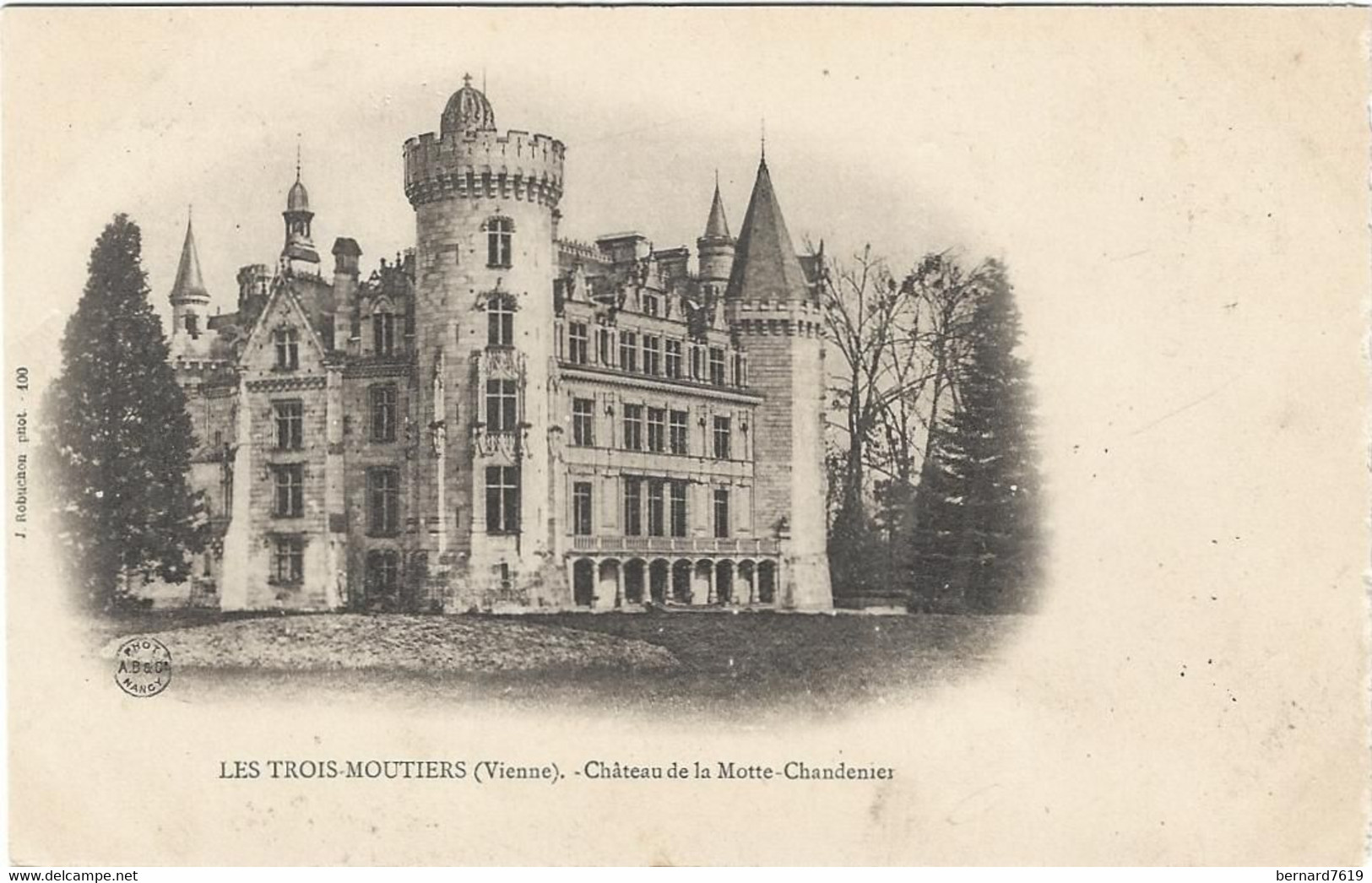 86    Les Trois Moutiers  -   Le Chateau De  La Motte  Chandenier - Les Trois Moutiers