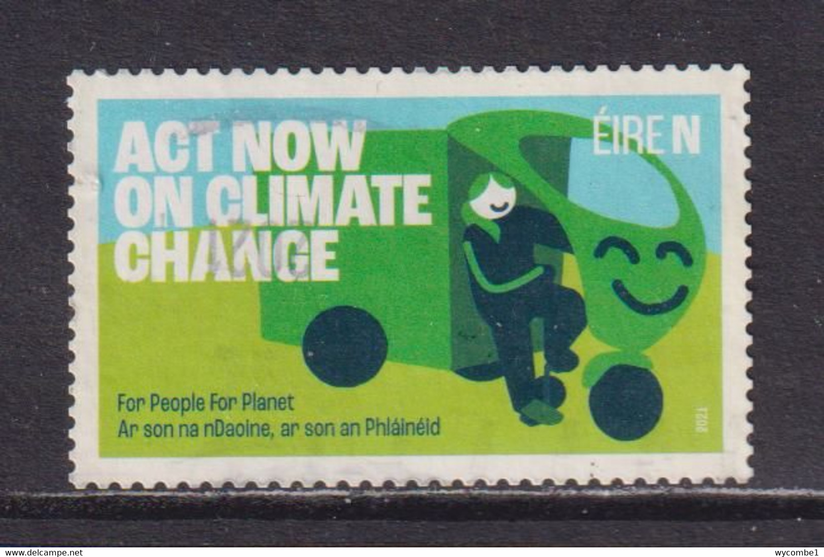 IRELAND - 2021 Climate Change 'N'  Used As Scan - Used Stamps