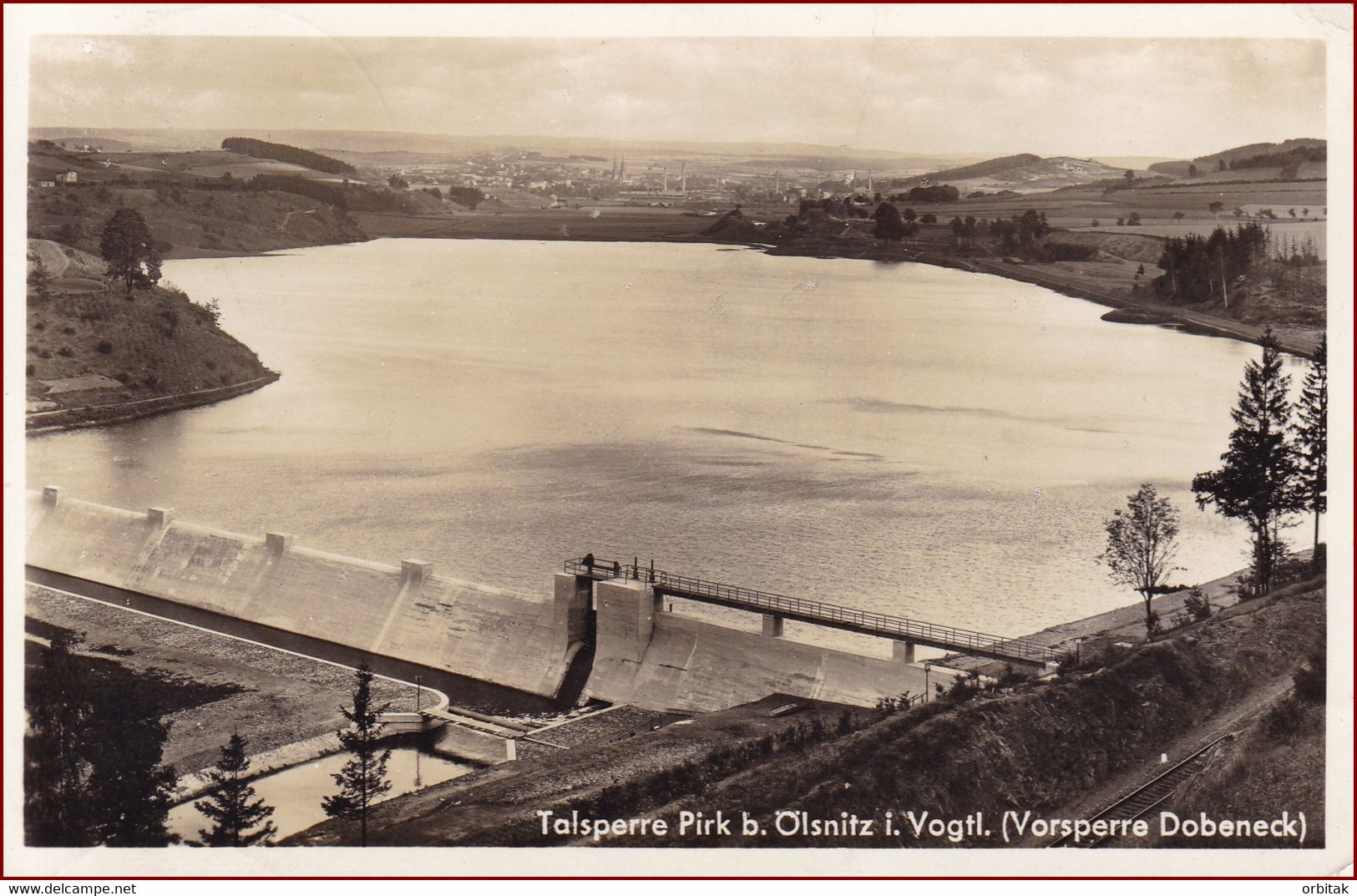 Talsperre Pirk * Sperrmauer Und Stausee * Deutschland * AK930 - Vogtland