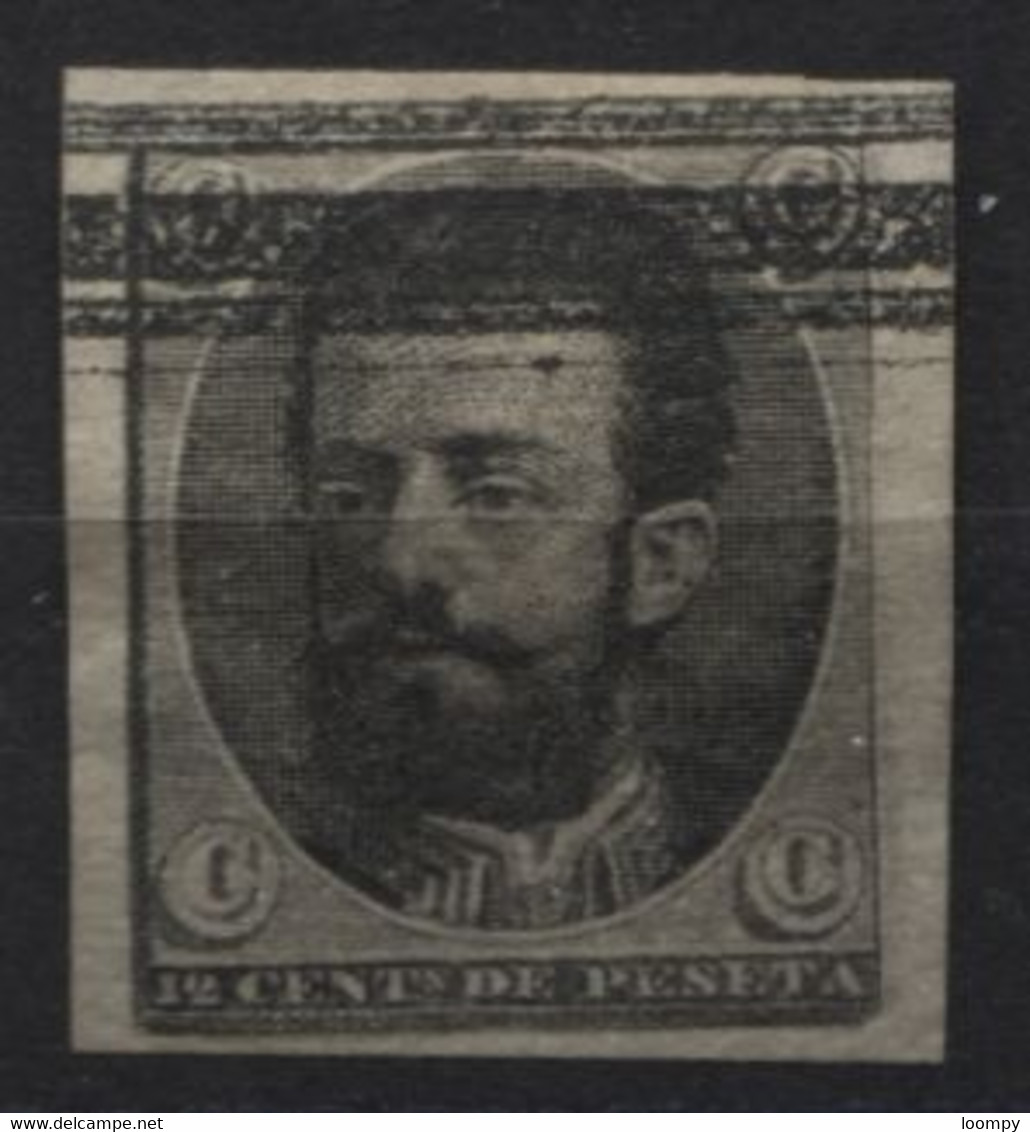 SPAIN - Not Accepted Proof Essay 1872 Amadeo Saboya Galvez. - Autres & Non Classés